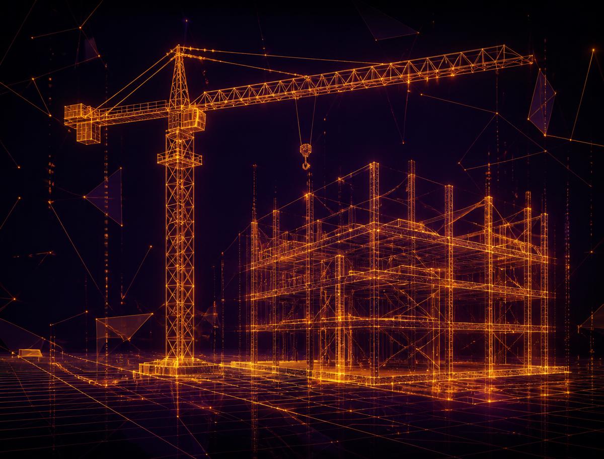 Construction AI automation visual